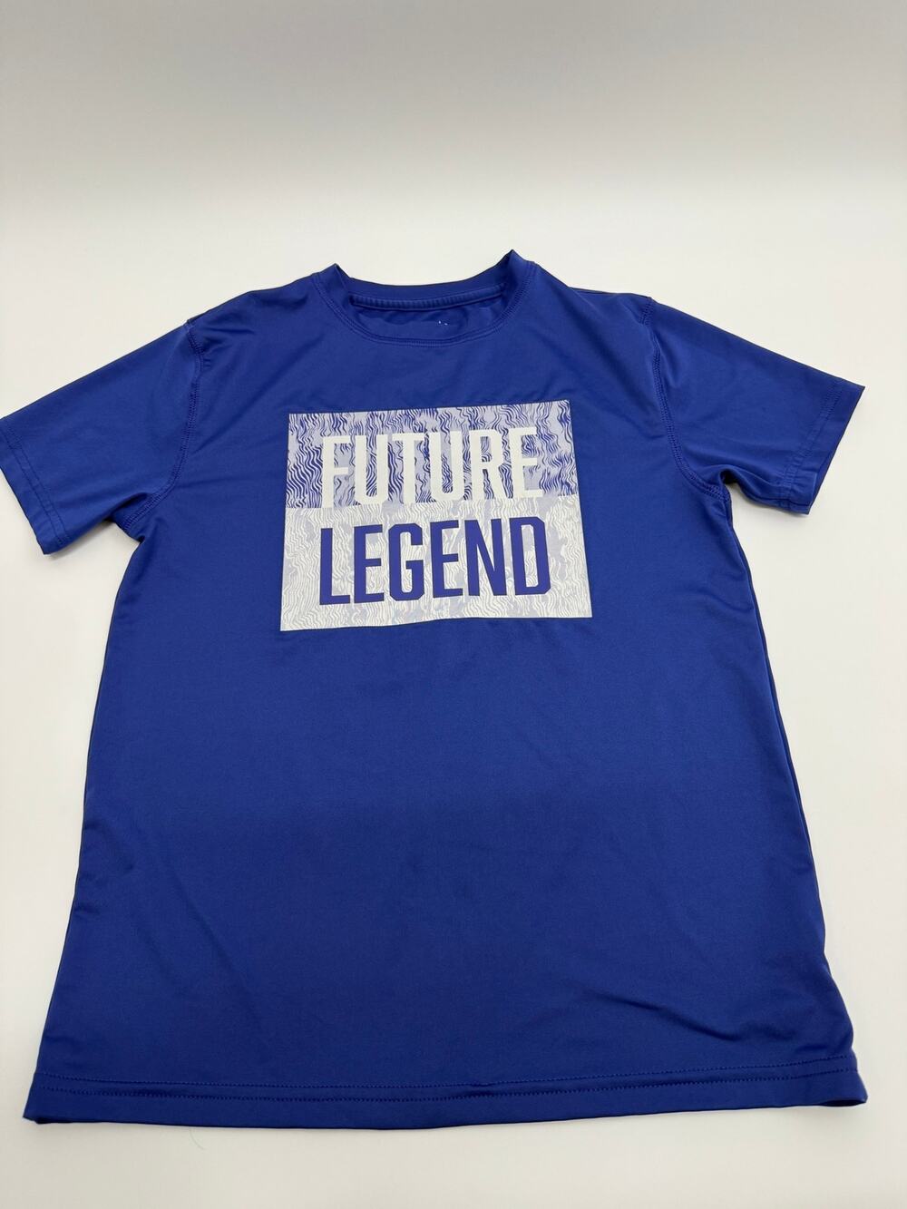 Zella Boys Performance Athletic Shirt Future Legend Blue Size S 7 8 Active Tee